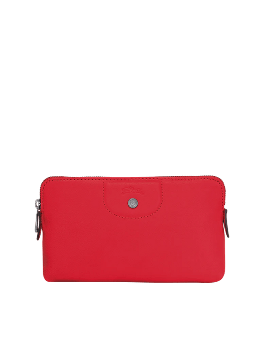 Le Pliage Cuir Clutch Pochette Red