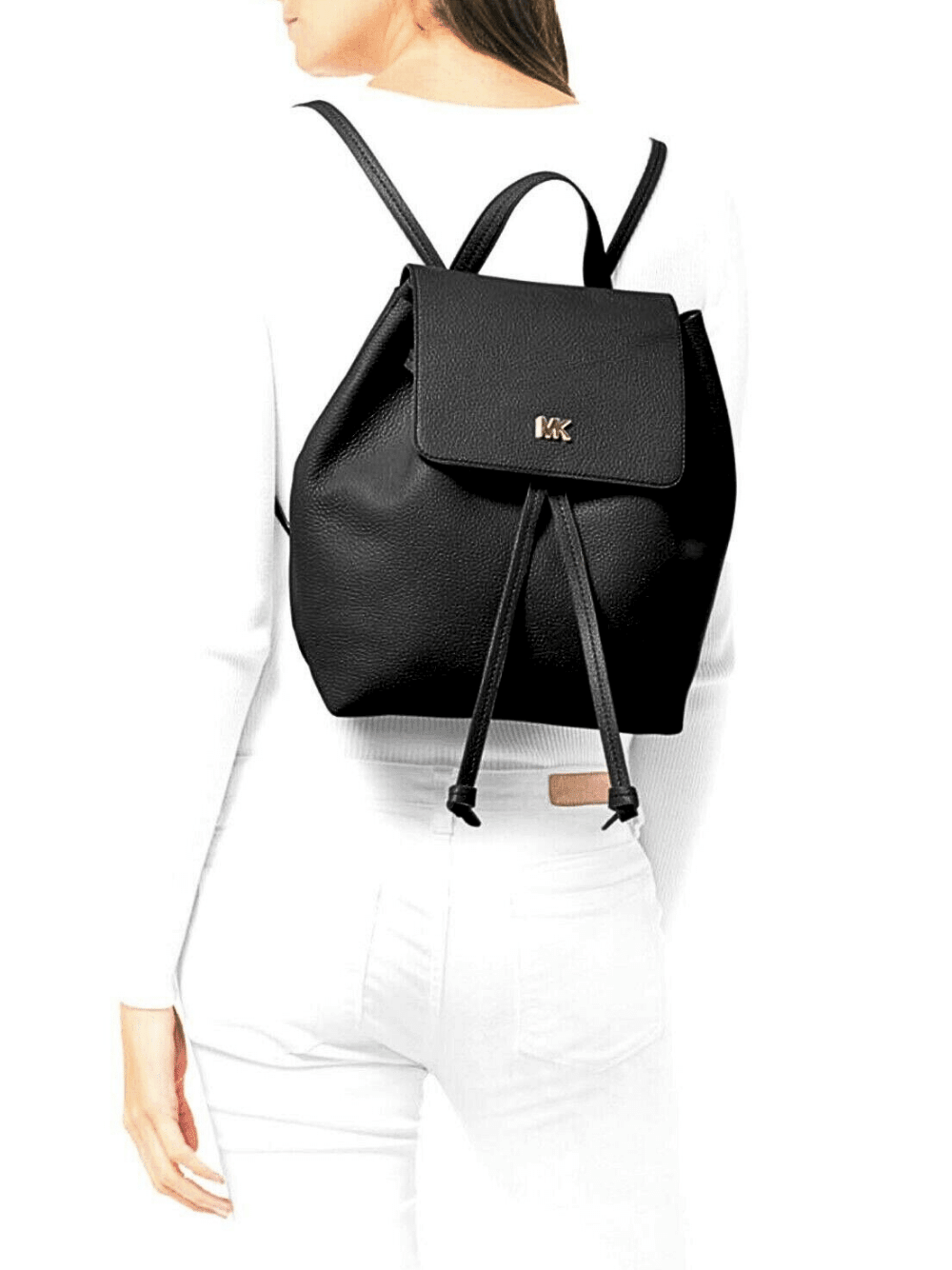 Junie Flap Leather Backpack - DFSouth